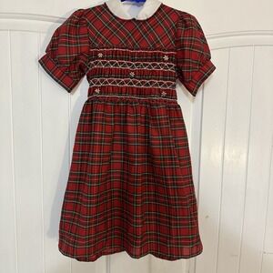 Vintage Dress Winnie the Pooh Walt Disney Size 6 Smocking Sears‎ Perma-prest